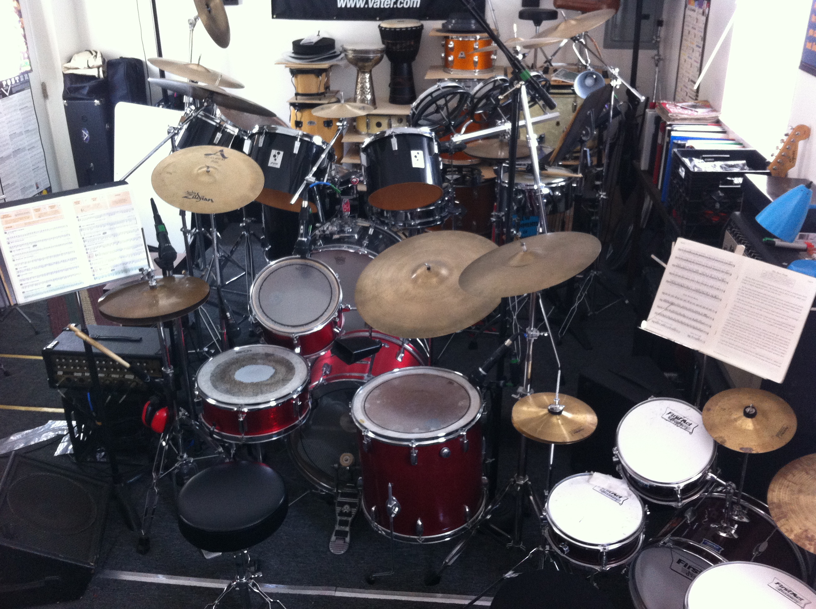 JD Drum School's Studio Long Shot Picture